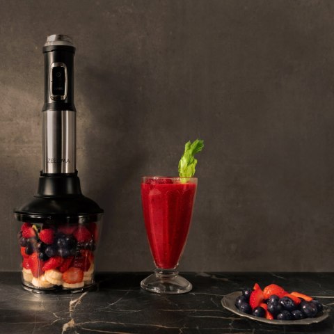 Blender Ręczny Mikser Wielofunkcyjny Tytanowe Ostrze 7W1 1500W Led Mocny
