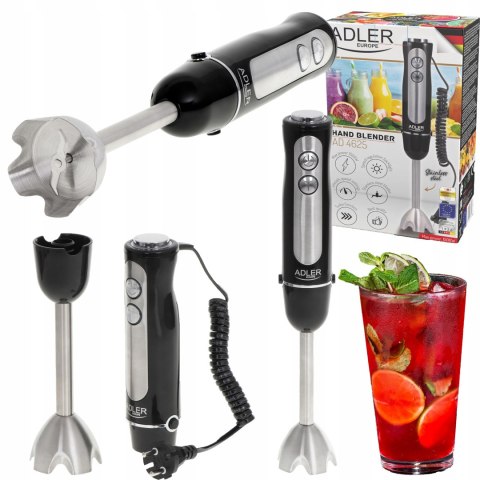 Blender Ręczny Wielofunkcyjny Metalowy Mocny 1200W Do Kuchni Gotowania I Koktajli