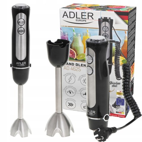 Blender Ręczny Wielofunkcyjny Metalowy Mocny 1200W Do Kuchni Gotowania I Koktajli