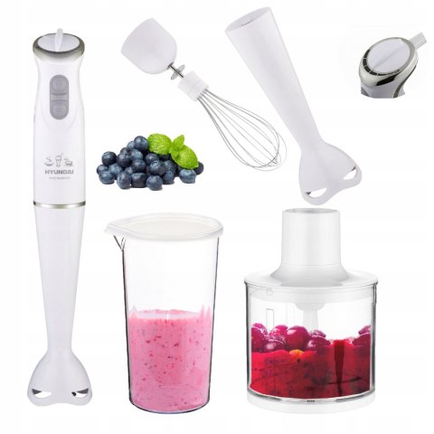 Blender ręczny Hyundai HB 983 3 w 1, 380 W, trzepaczka i rozdrabniacz