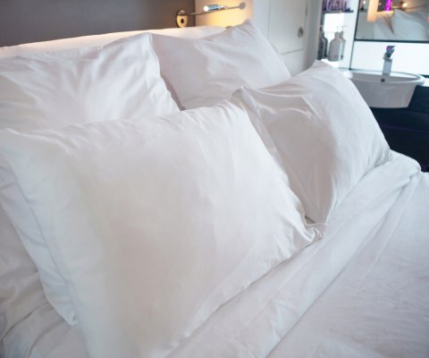 Poszewka Bawełniana Na Poduszke Biała Do Hotelu 50X60 Cm Do Poduszki I Sypialni