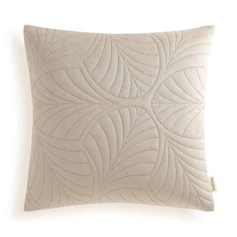 Poszewka Na Poduszkę 45X45 Welur Designerska Pikowana Feel Beżowa