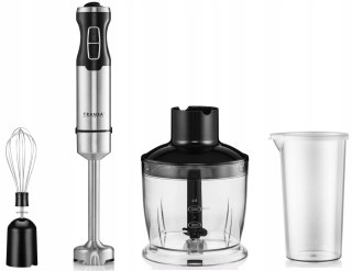 Wielofunkcyjny Blender Ręczny Transa 1500W 3W1 Z Rozdrabniaczem I Trzepaczką