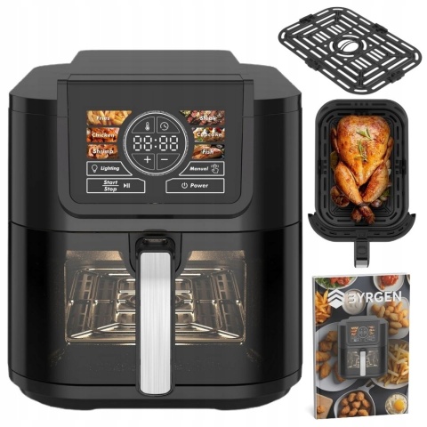 AIR FRYER AI COOK PRO 8L BEZTŁUSZCZOWA FRYTOWNICA Z 6 PROGRAMAMI DWA TRYBY
