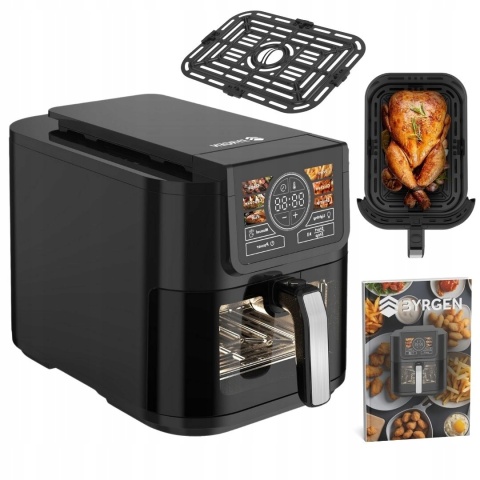 AIR FRYER AI COOK PRO 8L BEZTŁUSZCZOWA FRYTOWNICA Z 6 PROGRAMAMI DWA TRYBY