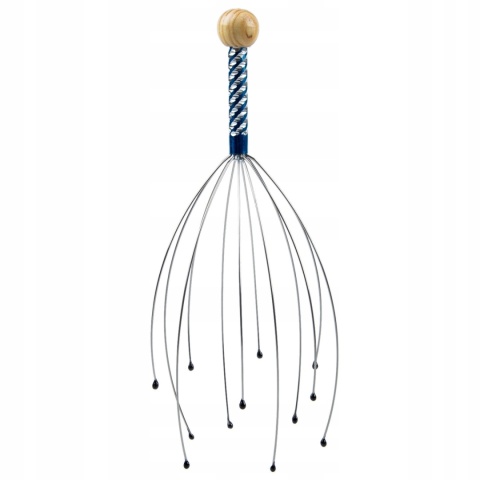 AJUWERDYJSKI MASAŻER AJURWEDYJSKI DRAPACZKA PAJĄCZEK DO SKÓRY GŁOWY 1SZT