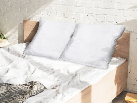 ANTYALERGICZNA PODUSZKA DO SPANIA 70x80 2 SZTUKI ZESTAW ALOES CAŁOROCZNA