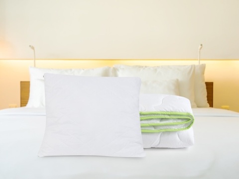 ANTYALERGICZNA PODUSZKA DO SPANIA 70x80 2 SZTUKI ZESTAW ALOES CAŁOROCZNA