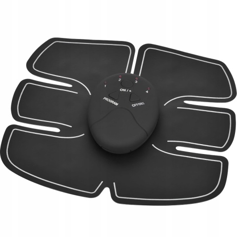 ELEKTROSTYMULATOR MIĘŚNI BRZUCHA PLECÓW JMD EMS 3X, KALORYFER NA BRZUCHU