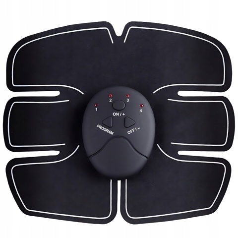 ELEKTROSTYMULATOR MIĘŚNI BRZUCHA PLECÓW JMD EMS 3X, KALORYFER NA BRZUCHU