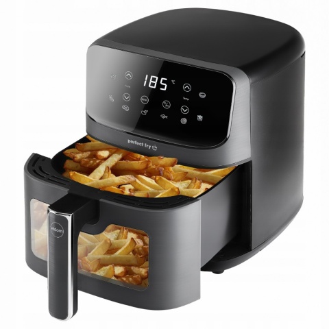 FRYTKOWNICA BEZTŁUSZCZOWA 1500W 4,2L ELDOM AIR FRYER 8 PROGRAMÓW I PODGLĄD