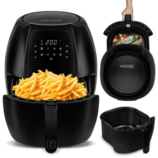 FRYTKOWNICA BEZTŁUSZCZOWA 7,7L 1800W AIR FRYER 9 PROGRAMÓW DUŻA POJEMNOŚĆ