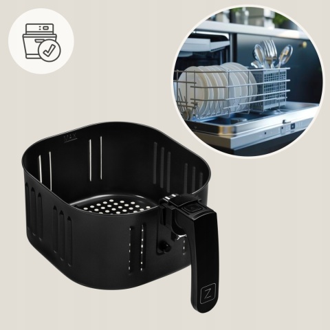 FRYTKOWNICA BEZTŁUSZCZOWA 7,7L 1800W AIR FRYER 9 PROGRAMÓW DUŻA POJEMNOŚĆ