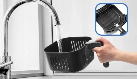 FRYTKOWNICA BEZTŁUSZCZOWA 7L 1900W Z LCD, 7 PROGRAMÓW I 360° CYRKULACJĄ