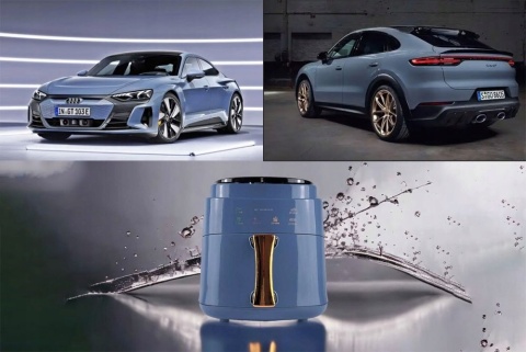 FRYTKOWNICA BEZTŁUSZCZOWA AIR ESSENCE SOLANO 6L, LCD, SMART HEATING 3D