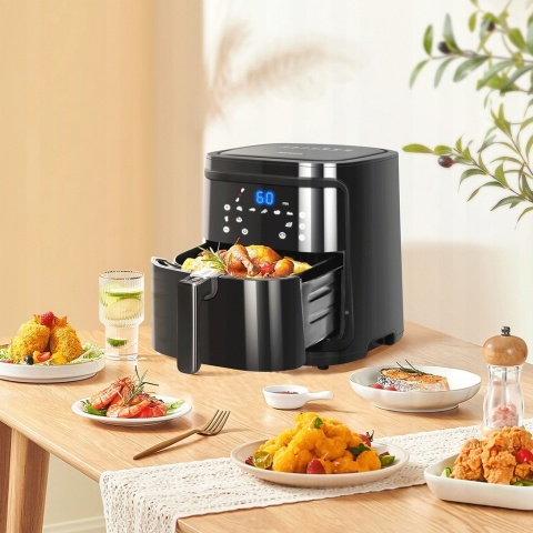 FRYTKOWNICA BEZTŁUSZCZOWA AIR FRYER XL 7L 1900W 7 PROGRAMÓW LCD DOTYKOWY