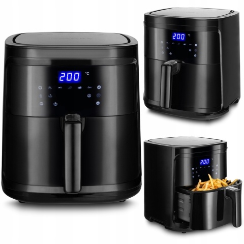 FRYTKOWNICA BEZTŁUSZCZOWA AIR FRYER XL 7L 1900W 7 PROGRAMÓW LCD DOTYKOWY