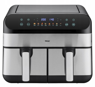 FRYTKOWNICA BEZTŁUSZCZOWA FOKSIER G11 AIRFRYER XXL 9L 2400W 12 PROGRAMÓW