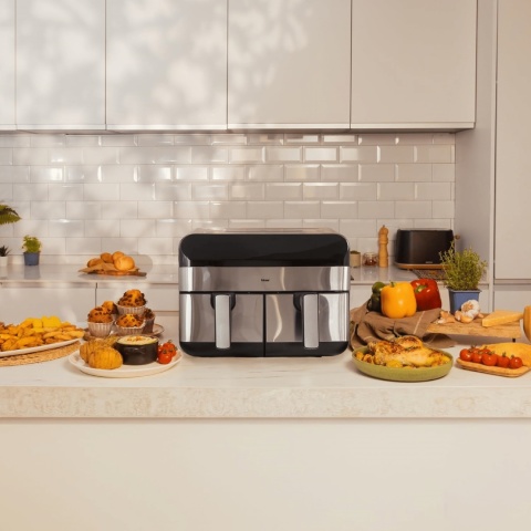 FRYTKOWNICA BEZTŁUSZCZOWA FOKSIER G11 AIRFRYER XXL 9L 2400W 12 PROGRAMÓW