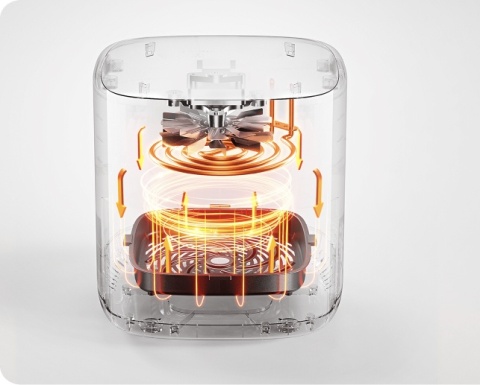 FRYTKOWNICA BEZTŁUSZCZOWA XIAOMI 4,5L SMART AIR FRYER, 100 PRZEPISÓW, 24H