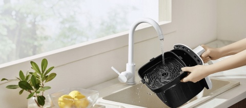 FRYTKOWNICA BEZTŁUSZCZOWA XIAOMI 4,5L SMART AIR FRYER, 100 PRZEPISÓW, 24H