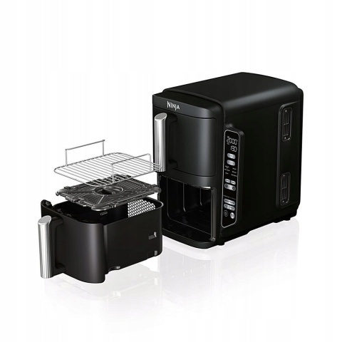 FRYTKOWNICA BEZTŁUSZCZOWA NINJA SL300EU 7,6L 2470W 2 KOMORY 6 TRYBÓW SYNC