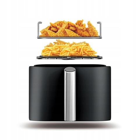 FRYTKOWNICA BEZTŁUSZCZOWA NINJA SL300EU 7,6L 2470W 2 KOMORY 6 TRYBÓW SYNC