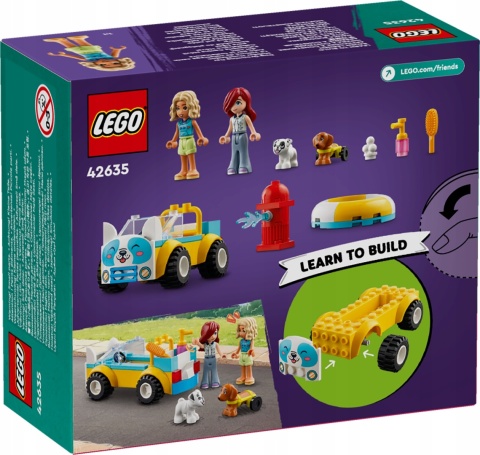 LEGO FRIENDS 42635 SAMOCHÓD DO PIELĘGNACJI PSÓW DLA DZIECI +4 60 ELEMENTÓW