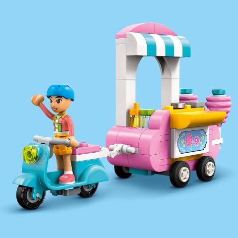 LEGO FRIENDS 42643: STOISKO Z WATĄ CUKROWĄ I SKUTER - ZABAWA I KREATYWNOŚĆ