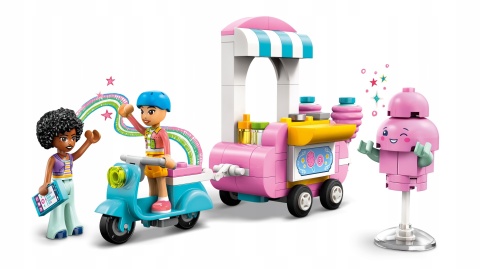 LEGO FRIENDS 42643 STOISKO Z WATĄ CUKROWĄ I SKUTEREM - 110 ELEMENTÓW +6 LAT