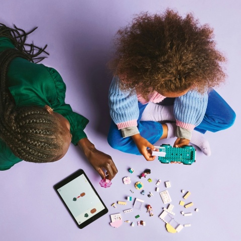 LEGO FRIENDS 42644 FURGONETKA Z LODAMI HEARTLAKE - ZESTAW DO ODGRYWANIA RÓL