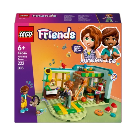 LEGO FRIENDS 42646 POKÓJ AUTUMN - 222 ELEMENTÓW, MINI FIG I ZWIERZĘTA