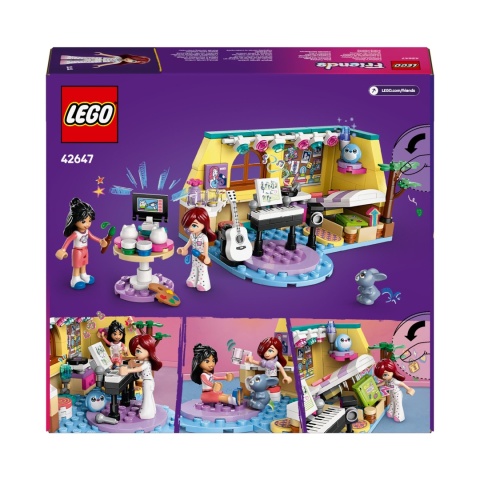 LEGO FRIENDS 42647 POKÓJ PAISLEY - ZESTAW 199 ELEMENTÓW DLA DZIECI 6+.
