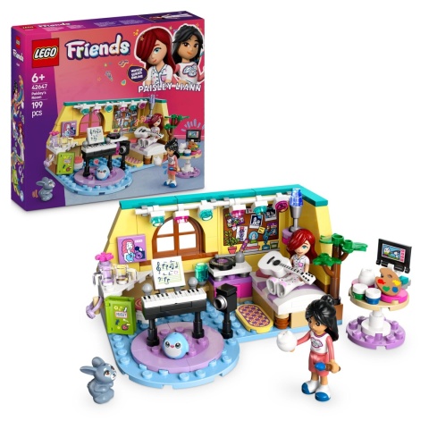 LEGO FRIENDS 42647 POKÓJ PAISLEY - ZESTAW 199 ELEMENTÓW DLA DZIECI 6+.
