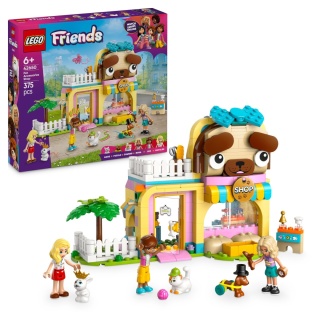LEGO FRIENDS 42650 SKLEP Z AKCESORIAMI DLA ZWIERZĄT: MINIFIGURY I ZWIERZĘTA