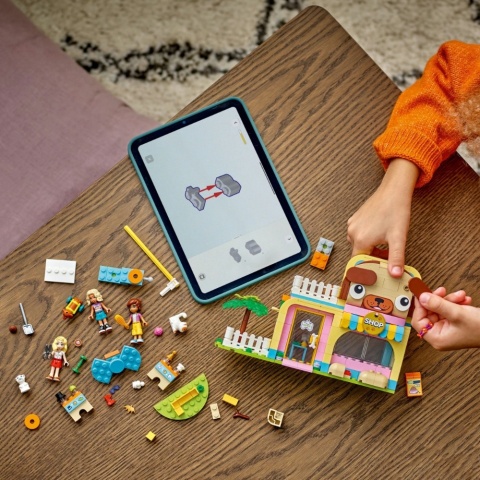 LEGO FRIENDS 42650 SKLEP Z AKCESORIAMI DLA ZWIERZĄT: MINIFIGURY I ZWIERZĘTA