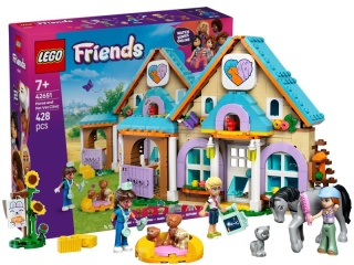 LEGO FRIENDS 42651 KOŃ I LECZNICA DLA ZWIERZĄT 428 ELEMENTÓW +7 LAT ZABAWA