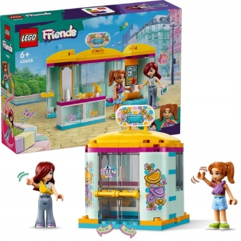LEGO FRIENDS MAŁY SKLEP Z AKCESORIAMI 42608 - MINILALECZKI PAISLEY I CANDI