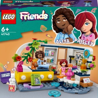 LEGO FRIENDS POKÓJ ALIYI 41740 - SYPIALNIA I PIDŻAMA PARTY, 209 CZĘŚCI
