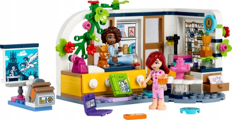 LEGO FRIENDS POKÓJ ALIYI 41740 - SYPIALNIA I PIDŻAMA PARTY, 209 CZĘŚCI