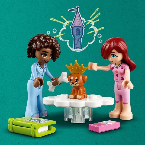 LEGO FRIENDS POKÓJ ALIYI 41740 - SYPIALNIA I PIDŻAMA PARTY, 209 CZĘŚCI