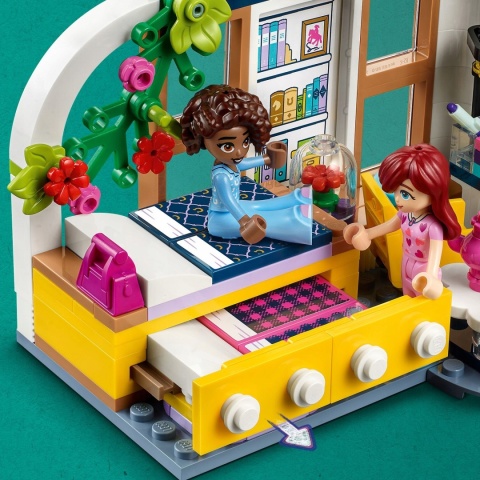 LEGO FRIENDS POKÓJ ALIYI 41740 - SYPIALNIA I PIDŻAMA PARTY, 209 CZĘŚCI