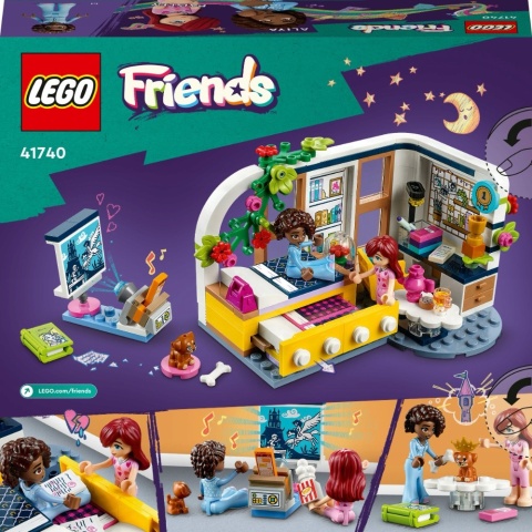 LEGO FRIENDS POKÓJ ALIYI 41740 - SYPIALNIA I PIDŻAMA PARTY, 209 CZĘŚCI