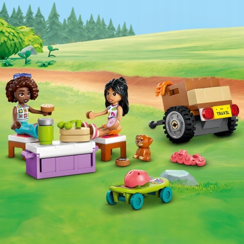 LEGO FRIENDS SAMOCHODOWA WYCIECZKA PRZYJACIÓŁEK 220 ELEM. Z LIANN I ALIĄ