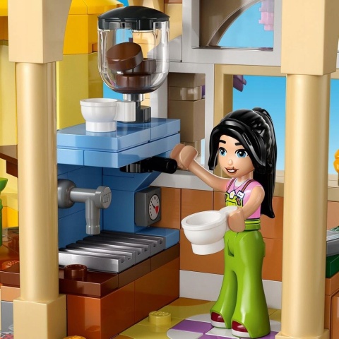 LEGO FRIENDS ZIELONA KAWIARNIA I KWIACIARNIA 1138EL TRAMWAJ 4 LALKI ZABAWA