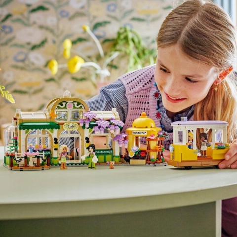 LEGO FRIENDS ZIELONA KAWIARNIA I KWIACIARNIA 1138EL TRAMWAJ 4 LALKI ZABAWA