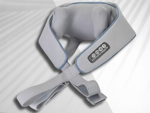 MASAŻER PODGRZEWANY KOŁNIERZ PAS MASUJĄCY ALPHA DO SZYI KARKU CIAŁA PLECÓW