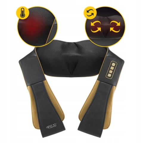 MASAŻER PODGRZEWANY PAS MASUJĄCY SHIATSU PRO + DO SZYI KARKU PLECÓW CIAŁA