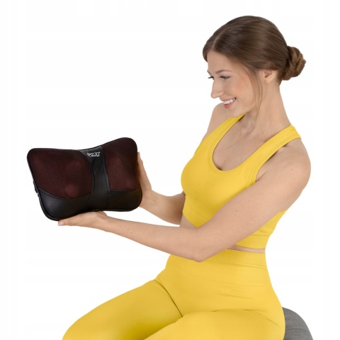 MASAŻER PODUSZKA MASUJĄCA PLECÓW KARK CIAŁO NOGI RELAKS SHIATSU GRZEJĄCY