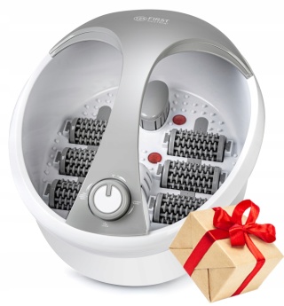 Masażer do stóp first austria PODGRZEWANIE WIBRACJE + BĄBELKI, HYDROMASAŻER